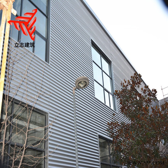 0.9mm鋁鎂錳合金波紋板 外墻瓦楞板 金屬墻面彎弧波浪板