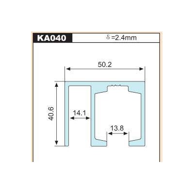 鵬翼導軌鋁合金型材 工業型材 KA040,歡迎來電圖洽談