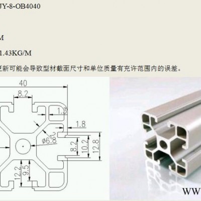 武漢銷JY2020/3030/4040/4545/5050/4080/4590/50100 國標歐標工業鋁型材流水線框架