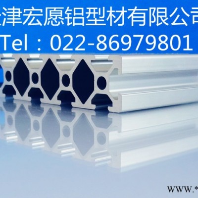 供應天津工業鋁型材2080歐標流水線檢測設備雕刻機導軌