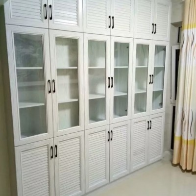 家具型材廠家批發家具鋁材來圖定制 全鋁櫥柜 全鋁玄關柜 電視柜