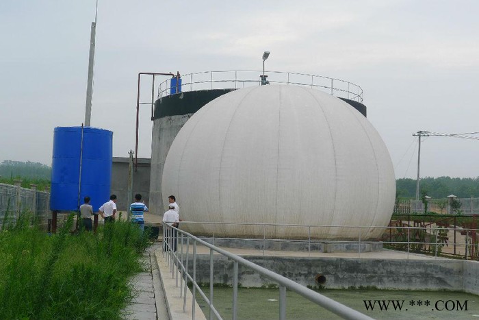 青島海越雙膜氣柜污水養殖場垃圾滲漏液餐廚沼氣發酵沼氣儲氣柜