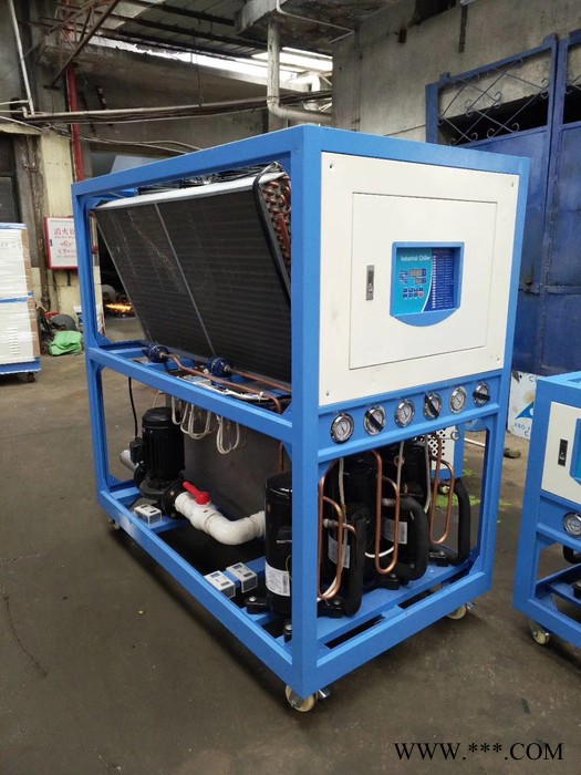 風冷式制冷機 工業冷水機廠家供應 琴江QJ-5F風冷式冷水機 電鍍專用冷水機