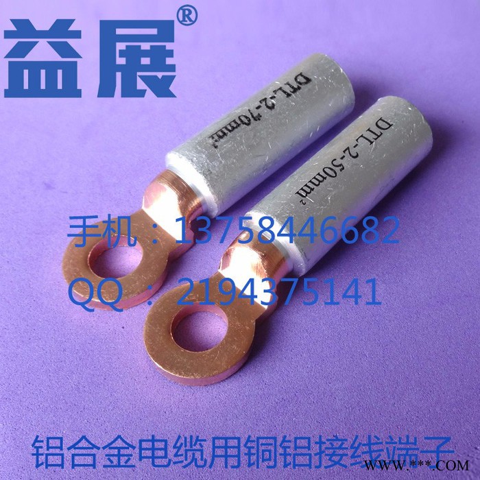 鋁合金線鼻子 DTL-2-95平方 接線端子 銅鋁線耳 鋁合金電纜銅鋁鼻益展廠家大量批發(fā)