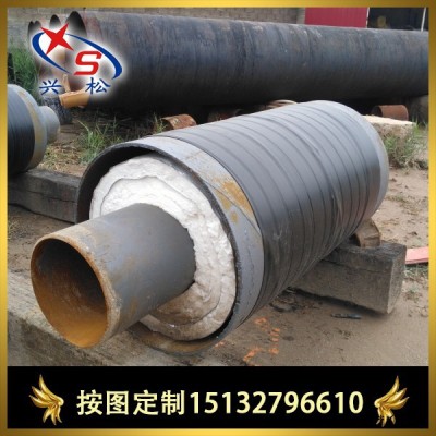 成都鋁箔氣墊反射層鋼套鋼蒸汽預制直埋保溫管