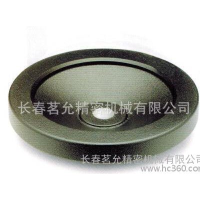 鑄鋁實(shí)心手輪 德國(guó)GN323-A 手輪 黑色環(huán)氧樹脂涂層，車削處理輪緣