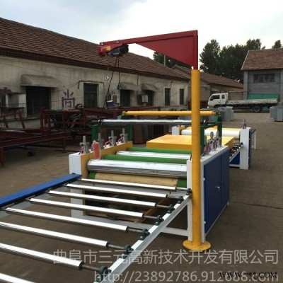曲阜三元1320型防刮防滑電動(dòng)不銹鋼板鋁材型貼膜機(jī)自動(dòng)鋁板各類(lèi)金屬板類(lèi)貼膜機(jī)