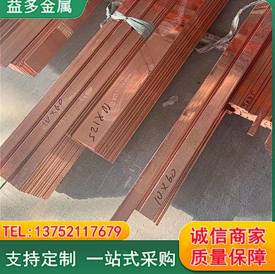 銷售導電紫銅排 T1紫銅排 接地銅母線 軌道接線鍍錫銅排
